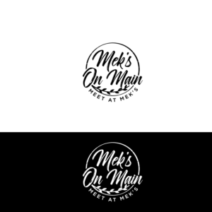 Logo Design by Sujit Banerjee for Mek's On Main | Design: #18014201