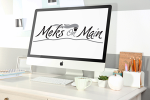 Logo Design by fourdog123 for Mek's On Main | Design: #18053945