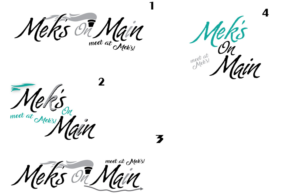 Logo Design by fourdog123 for Mek's On Main | Design: #18053946