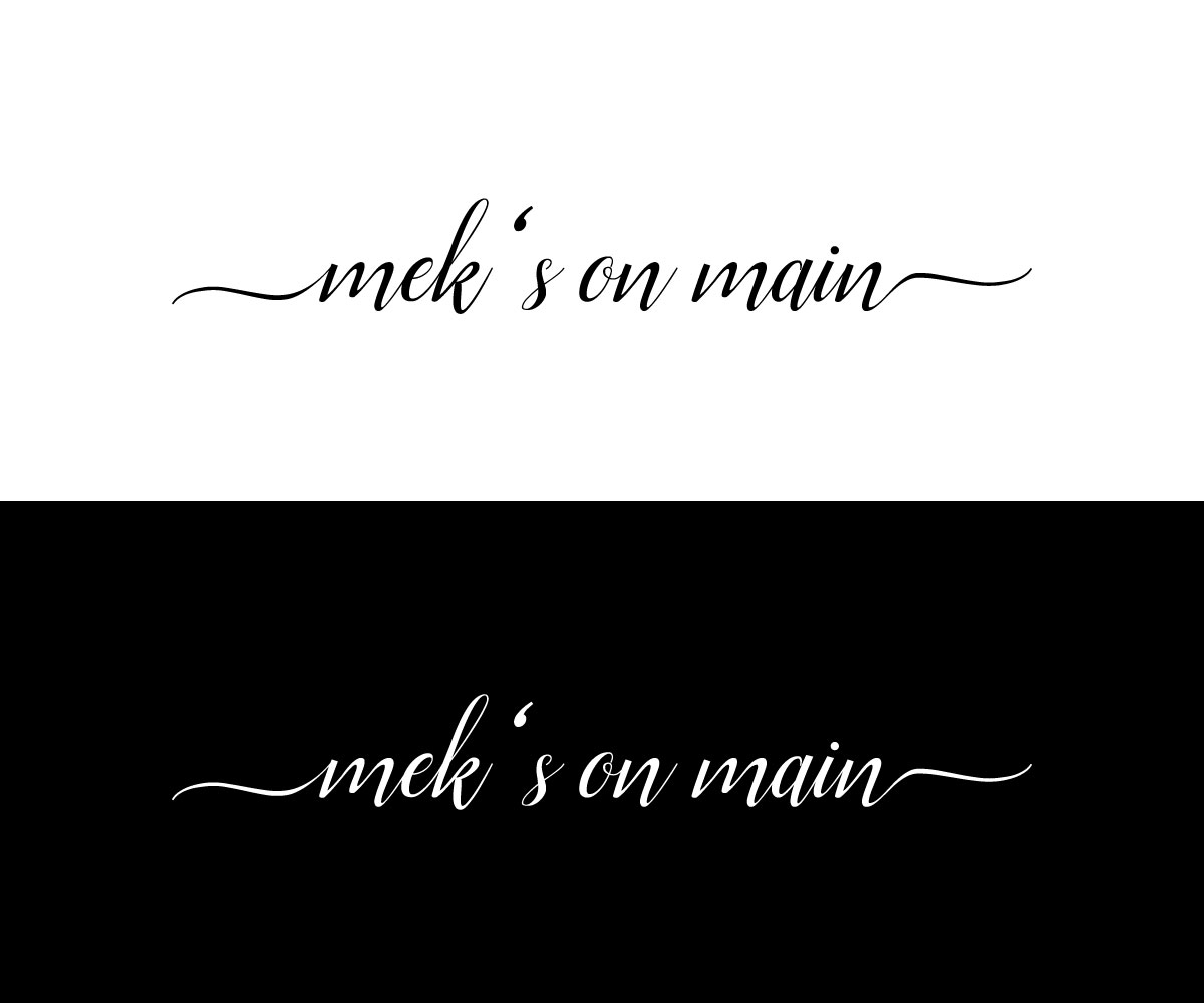 Logo Design by tani_sha321 for Mek's On Main | Design #18020450