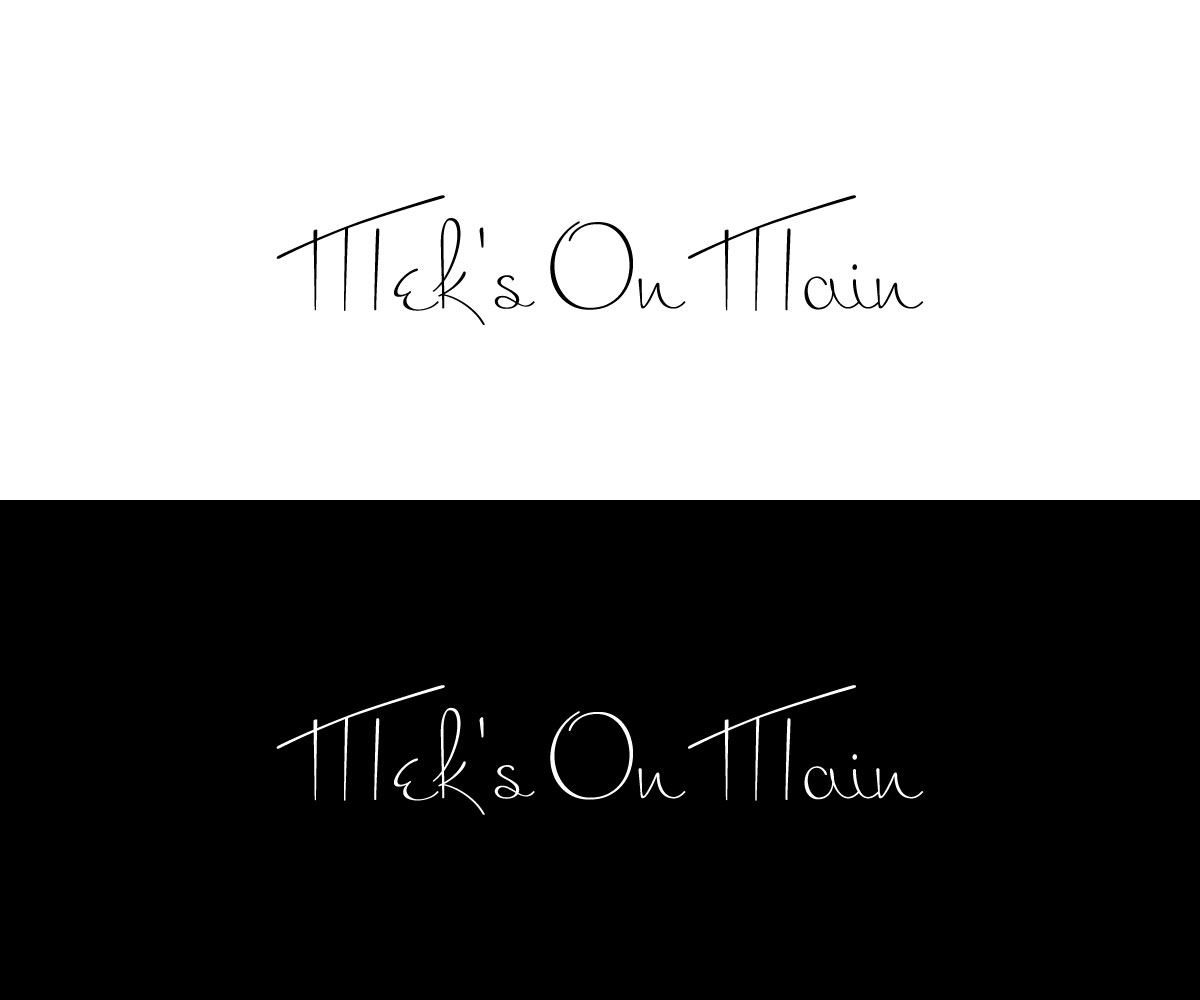 Logo Design by tani_sha321 for Mek's On Main | Design #18020451