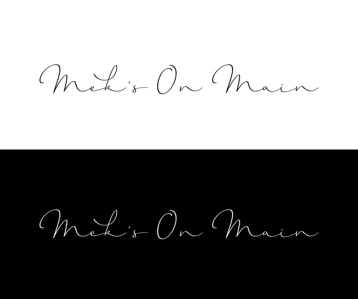 Logo Design by tani_sha321 for Mek's On Main | Design #18020452