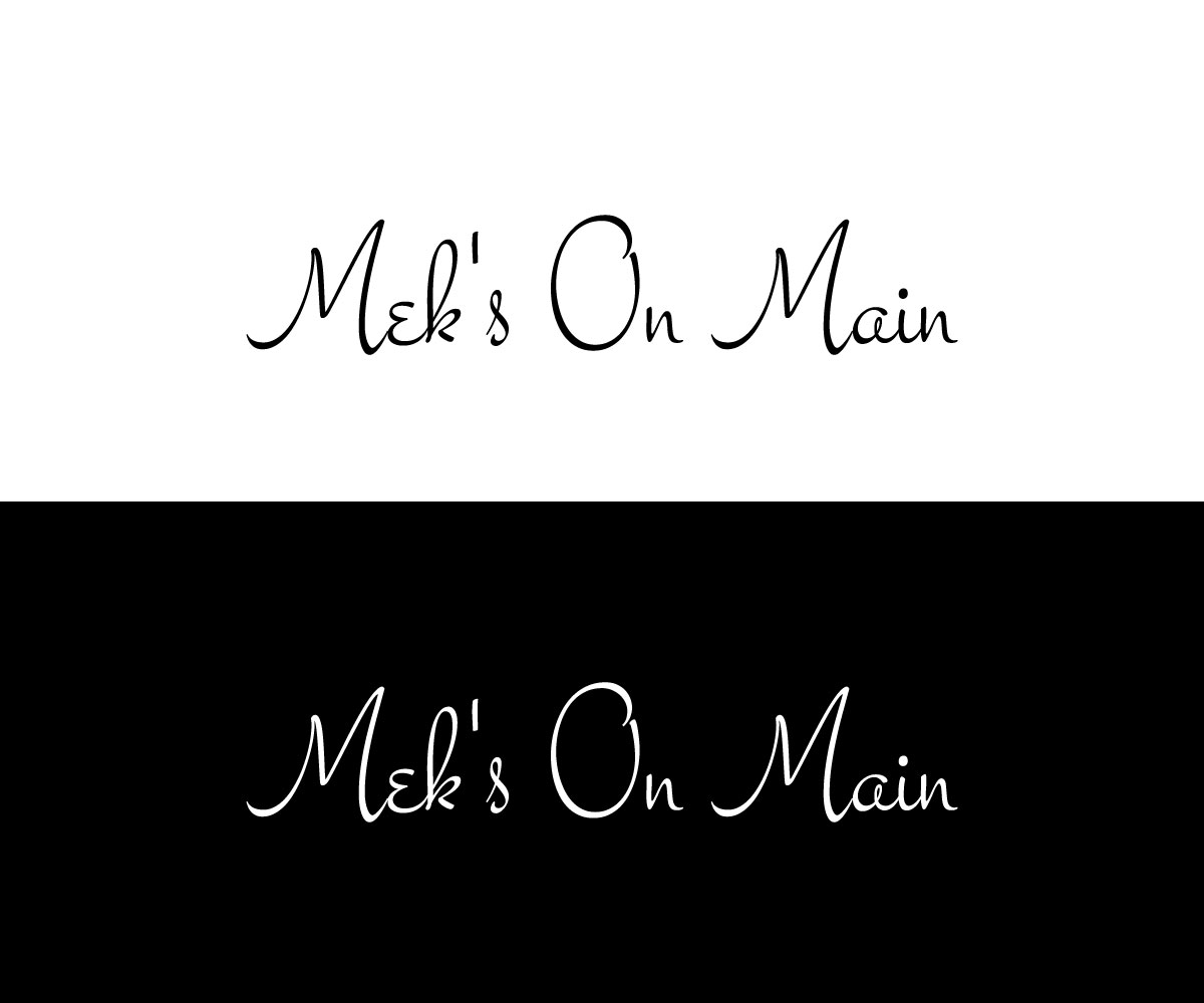 Logo Design by tani_sha321 for Mek's On Main | Design #18020453