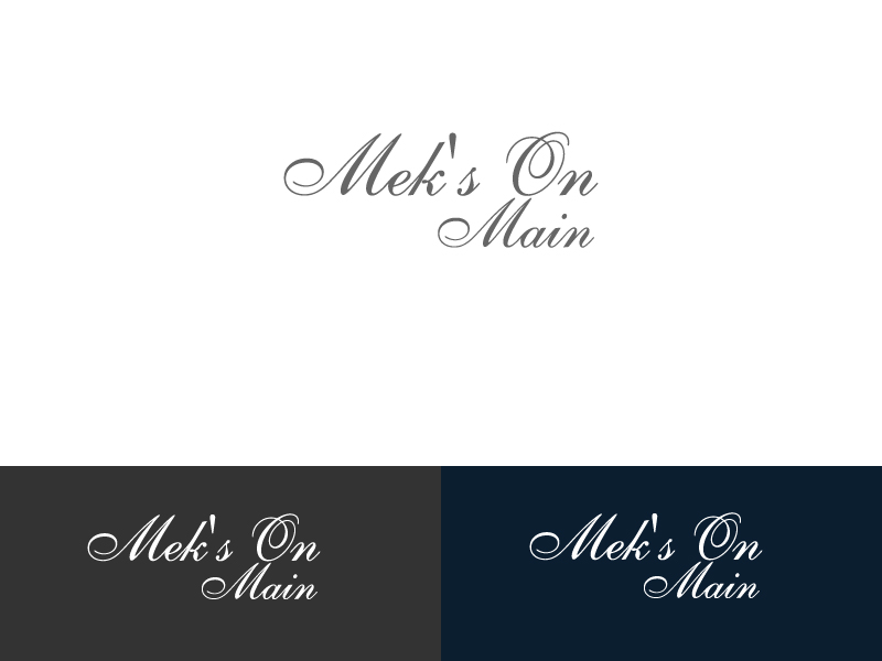 Diseño de Logo por shimu 3 para Mek's On Main | Diseño #18030914