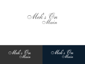 Logo Design by shimu 3 for Mek's On Main | Design: #18030914