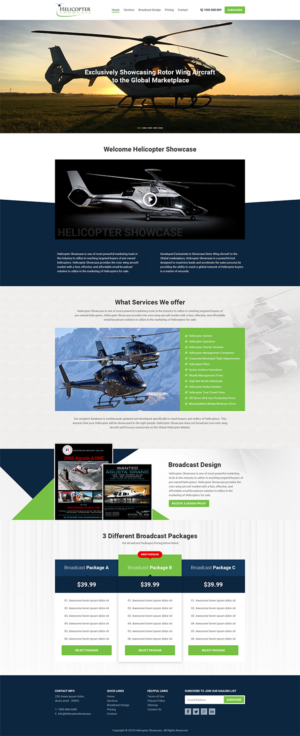 Wordpress Design by RupalTechno for Aircraft Media Inc | Design: #18068534