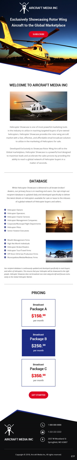 Wordpress Design by pb for Aircraft Media Inc | Design: #18025289