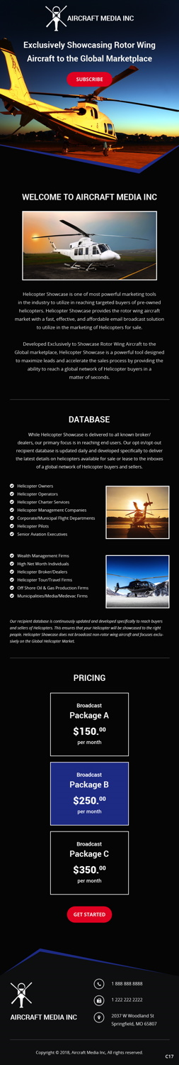 Wordpress Design by pb for Aircraft Media Inc | Design: #18025290