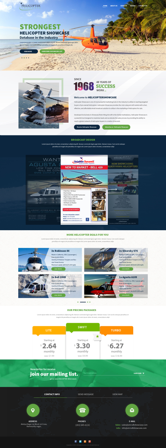 Wordpress Design by WebPixel for Aircraft Media Inc | Design #18075205