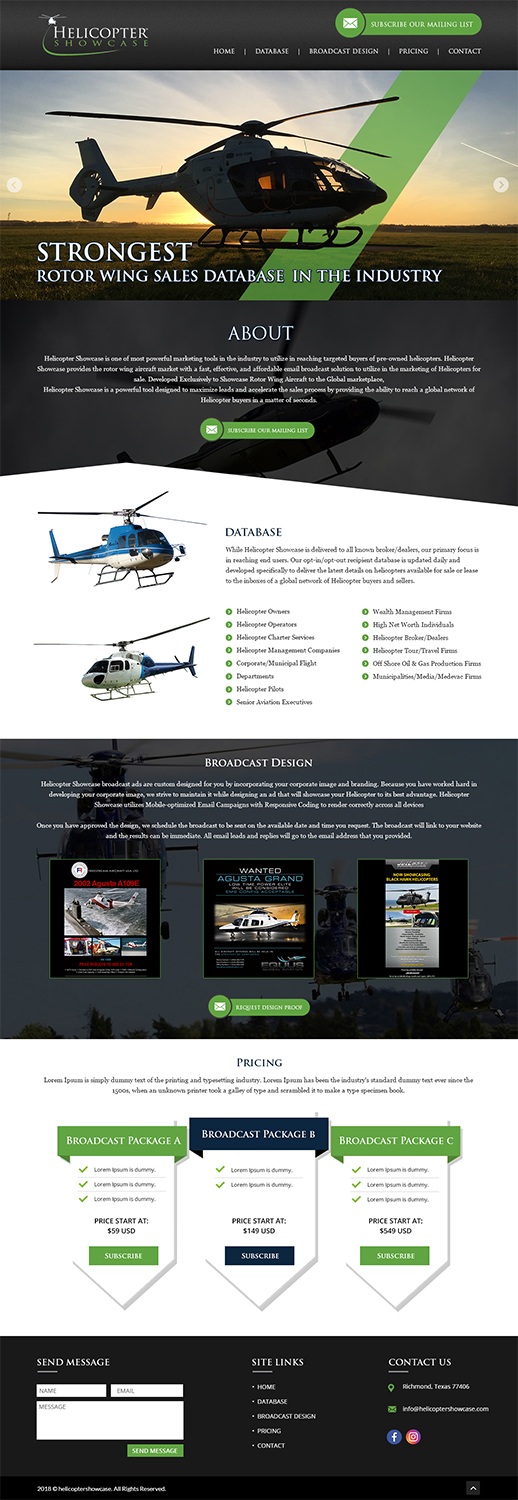 Wordpress Design by Designanddevelopment for Aircraft Media Inc | Design: #18130985