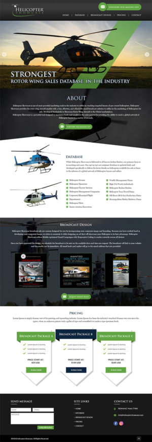 New word press website site design            