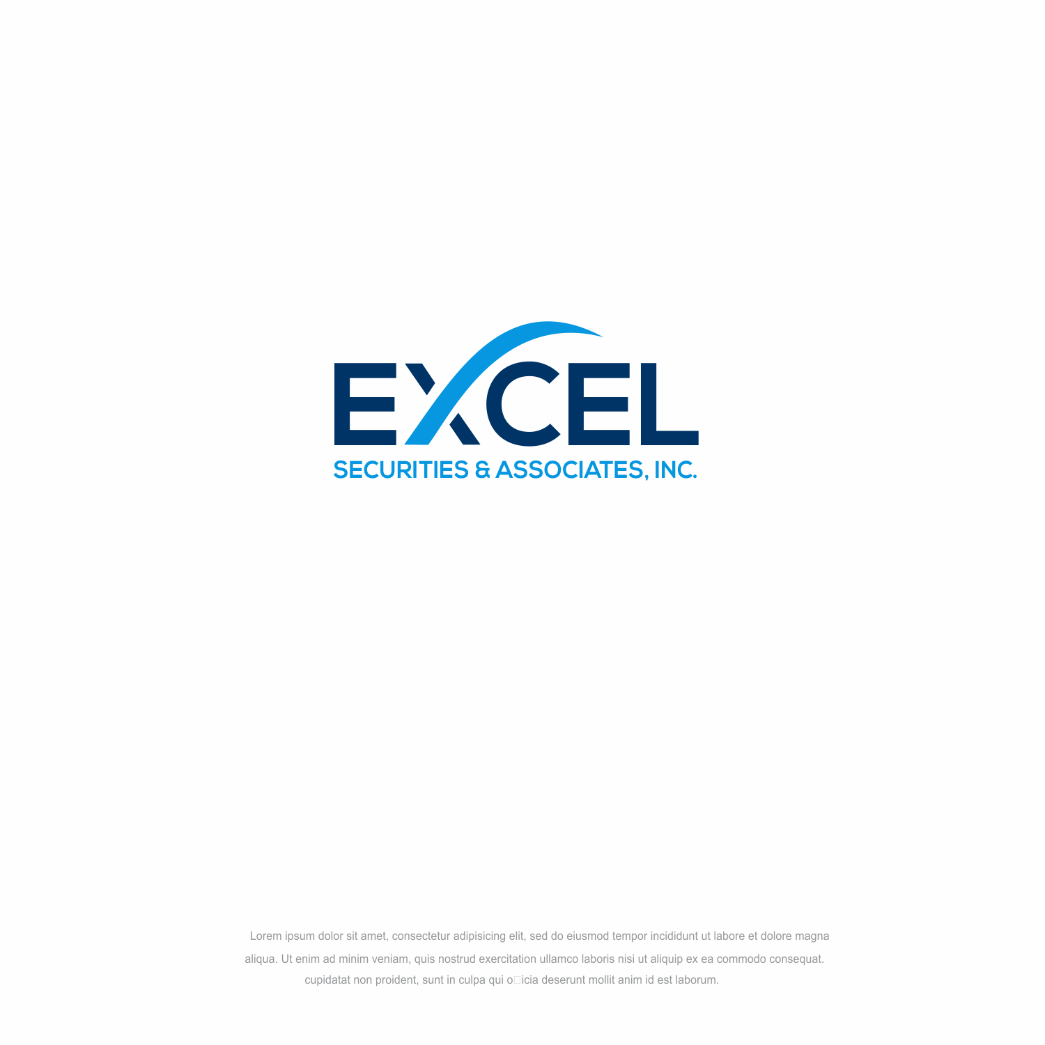 elegant upmarket financial service