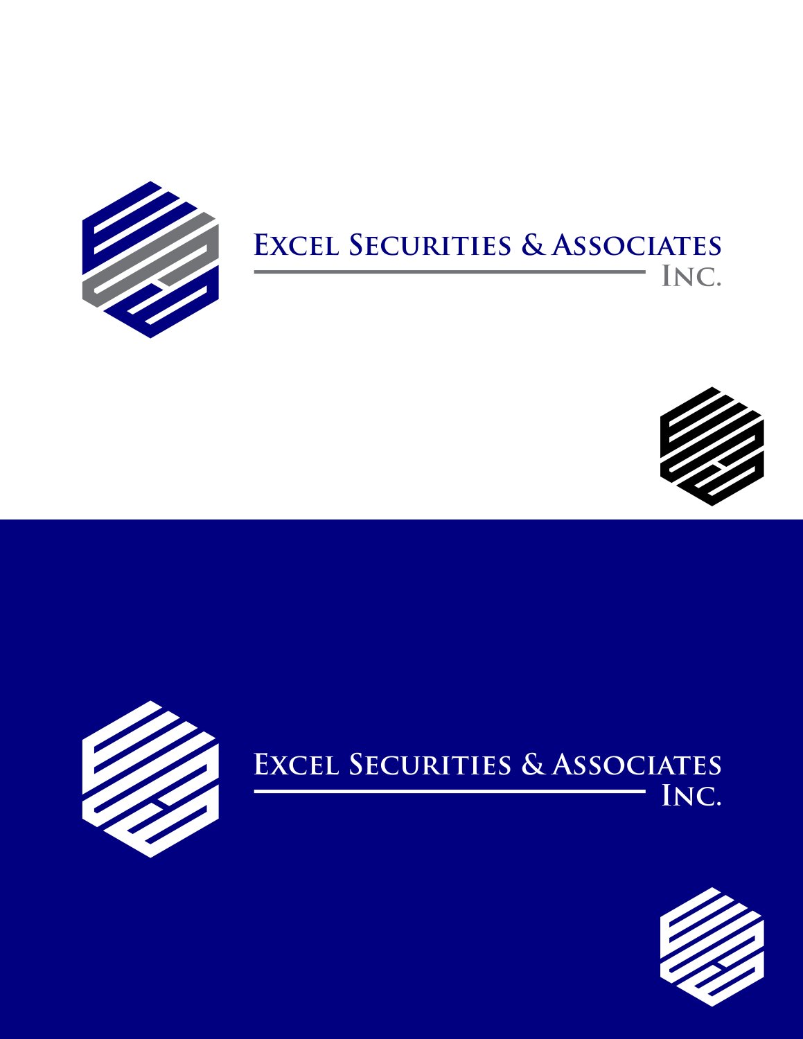 Logo Design by fatiyadesign for Excel Securities & Associates, Inc. | Design #18089503
