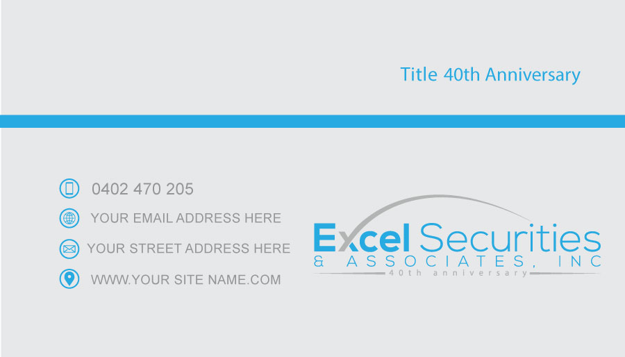 Logo Design by jonson 2 for Excel Securities & Associates, Inc. | Design #18137416