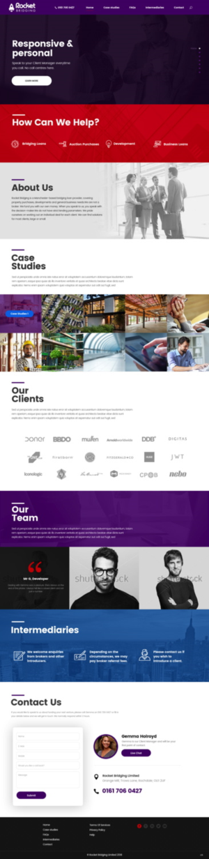Web Design by pb for this project | Design: #18025412