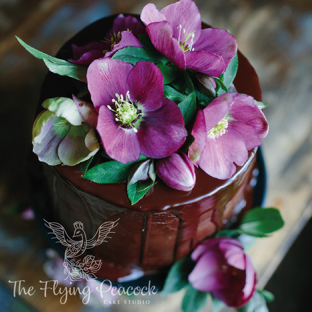 Logo Design by Irina Makedonska for The Flying Peacock Cake Studio | Design #18180358