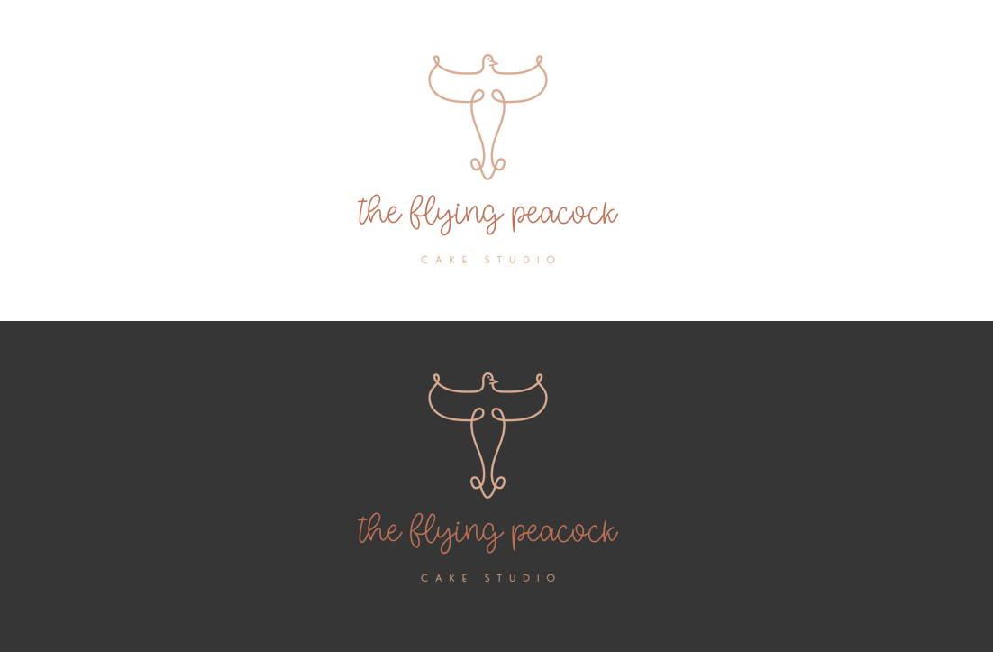 Diseño de Logo por GLDesigns para The Flying Peacock Cake Studio | Diseño #18117751
