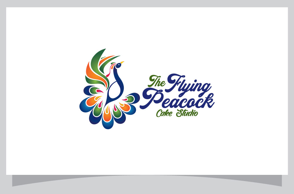 Diseño de Logo por HiraSaherArien para The Flying Peacock Cake Studio | Diseño #18188039