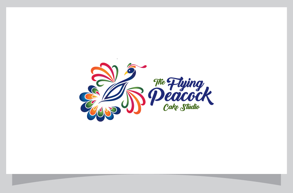 Diseño de Logo por HiraSaherArien para The Flying Peacock Cake Studio | Diseño #18188056