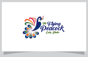 Logo Design by HiraSaherArien for The Flying Peacock Cake Studio | Design: #18188086