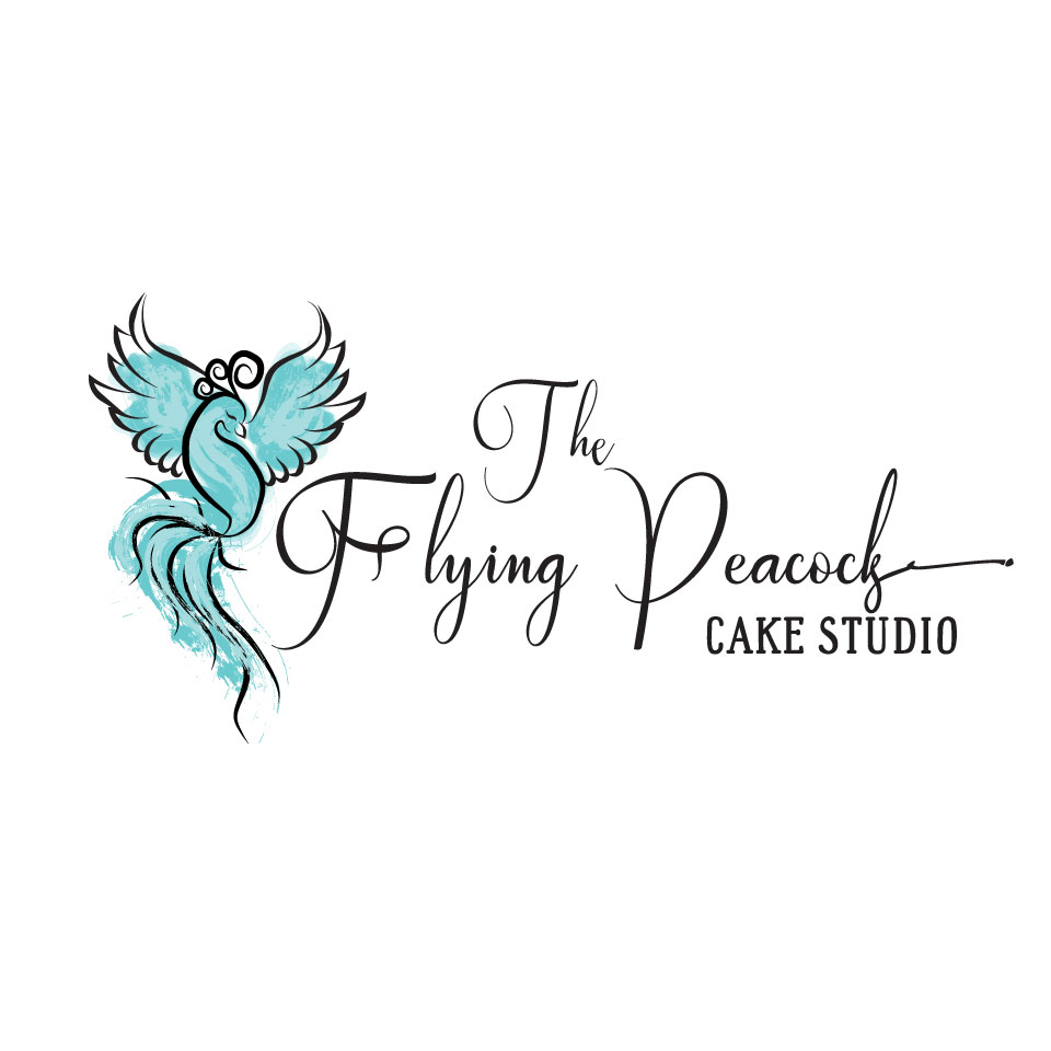 Logo Design by designstarla for The Flying Peacock Cake Studio | Design #18123581