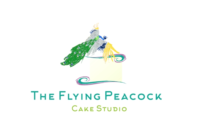 Diseño de Logo por LiMa2308 para The Flying Peacock Cake Studio | Diseño #18194671