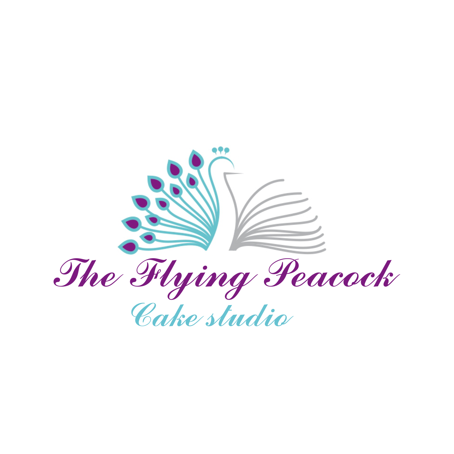 Diseño de Logo por mnz agencia para The Flying Peacock Cake Studio | Diseño #18125726