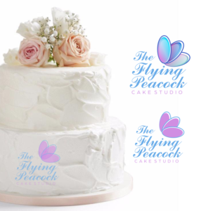 Logo Design by mnz agencia for The Flying Peacock Cake Studio | Design: #18125790
