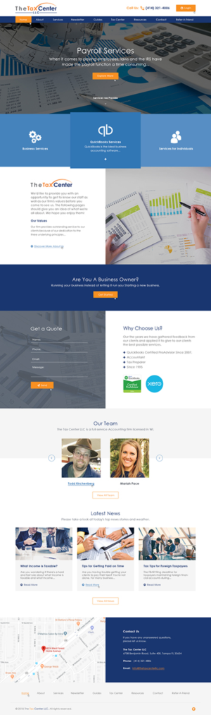Wordpress Design by Ved Web Services for this project | Design #18035684