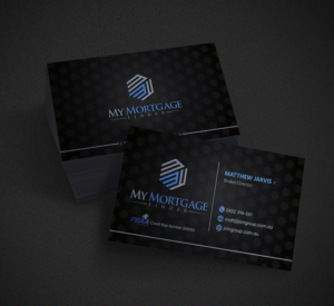 business card for My Mortgage Finder | Business Card Design by Hardcore Design