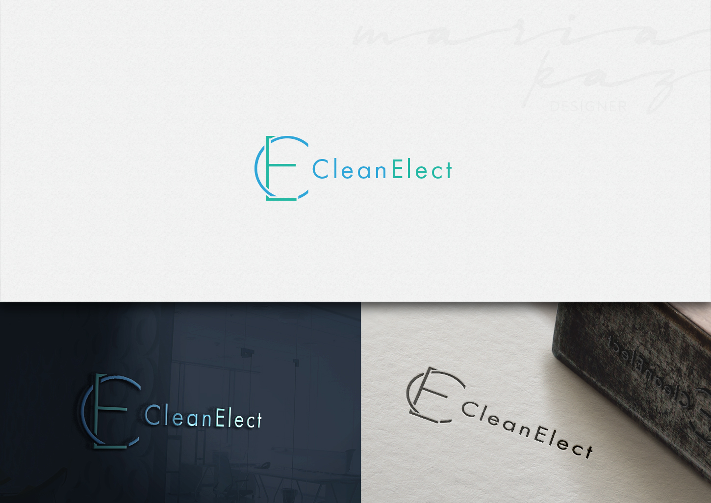 Logo Design by maria-kaz for CleanElect | Design #18011906