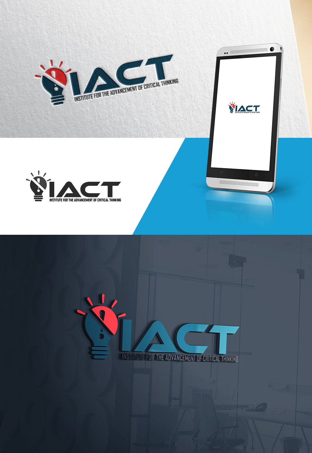 Logo Design by AnjelsS for Institute for the Advancement of Critical Thinking | Design #18032721
