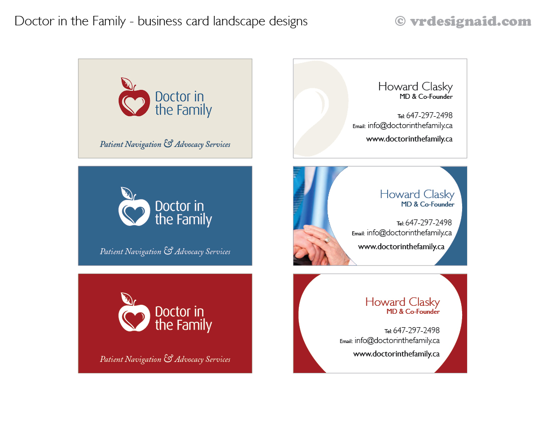 family business card