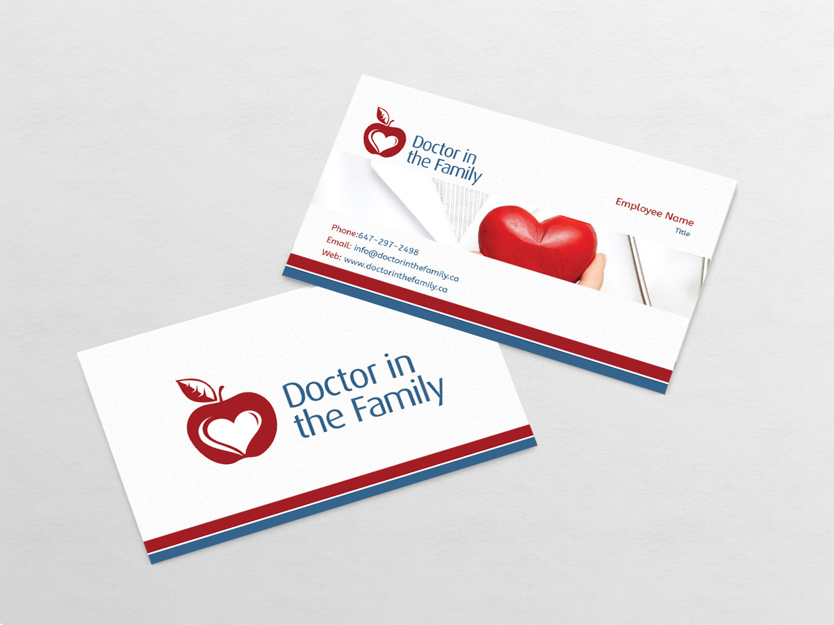 Upmarket Serious Business Card Design For Crystal Moss By Gtools Business Card Design By Gtools For Doctor In The Family Needs