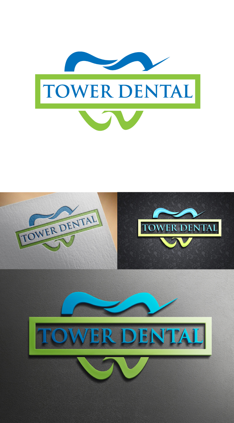 Logo Design by imyounuspathan 2 for Tower Dental | Design #18024696
