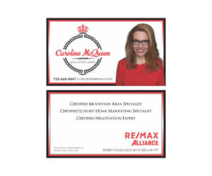 Carolines Business Card | Visitenkarten-Design von Cut and Glue