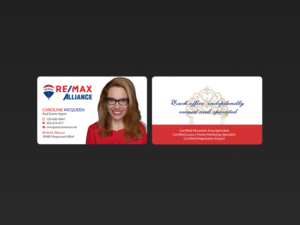 Visitenkarten-Design von Creations Box 2015 für RE/MAX Alliance | Design: #18016233