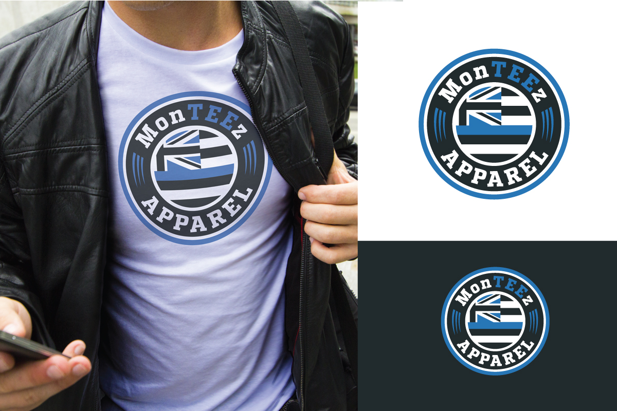 Logo Design by Ena for MonTEEz Apparel | Design #18035040