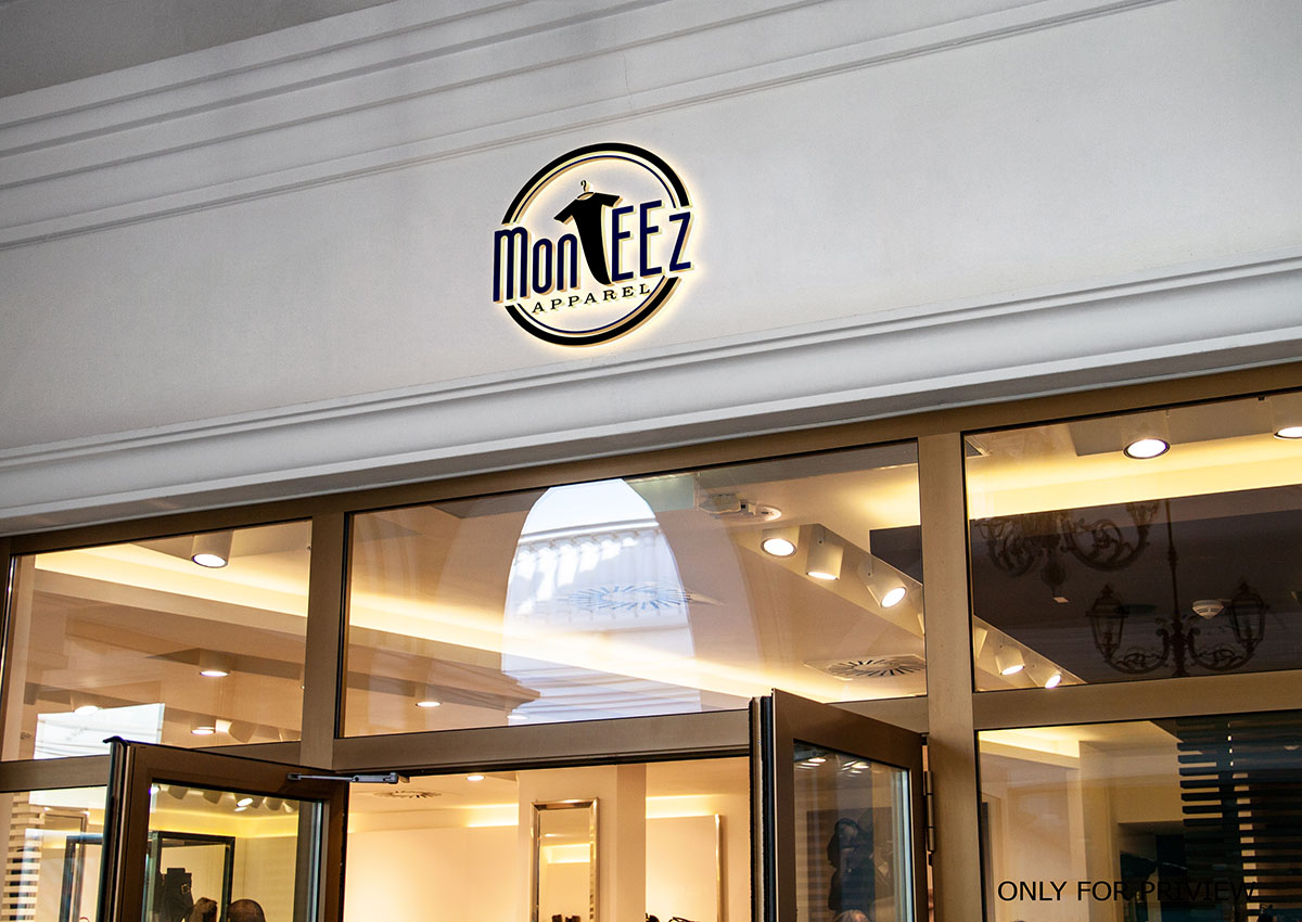 Logo Design by Liyana for MonTEEz Apparel | Design #18050426