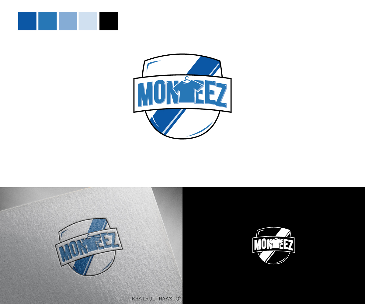 Logo Design by rhycoz for MonTEEz Apparel | Design #18018602