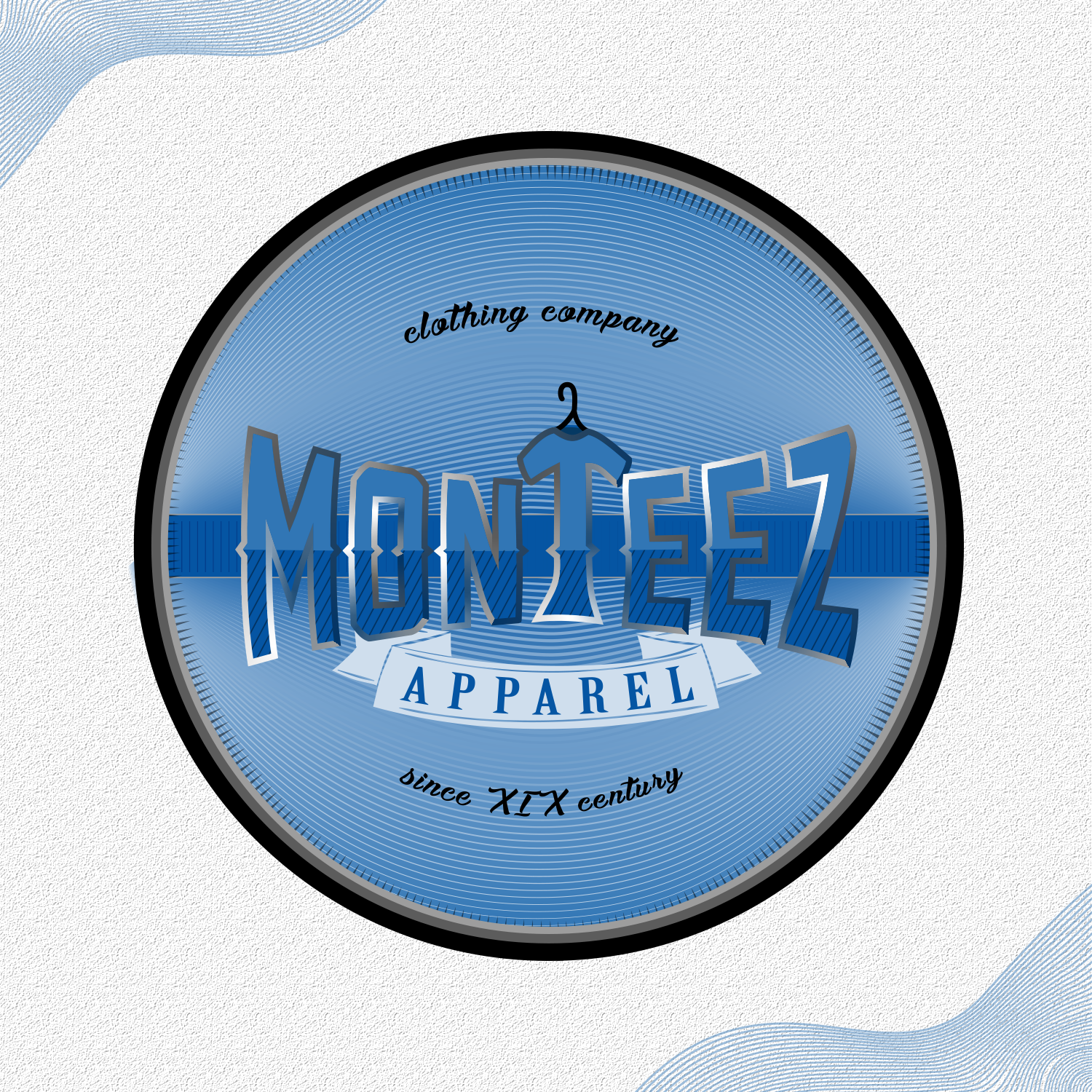 Logo Design by klajdesign for MonTEEz Apparel | Design #18043638