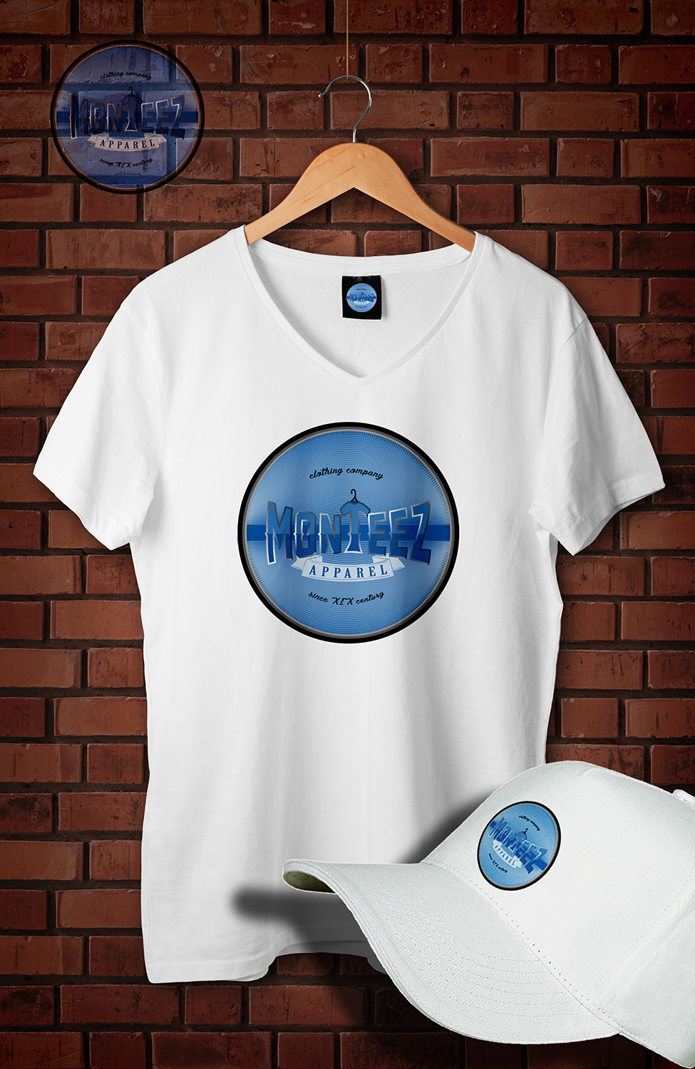 Logo Design by klajdesign for MonTEEz Apparel | Design #18043639