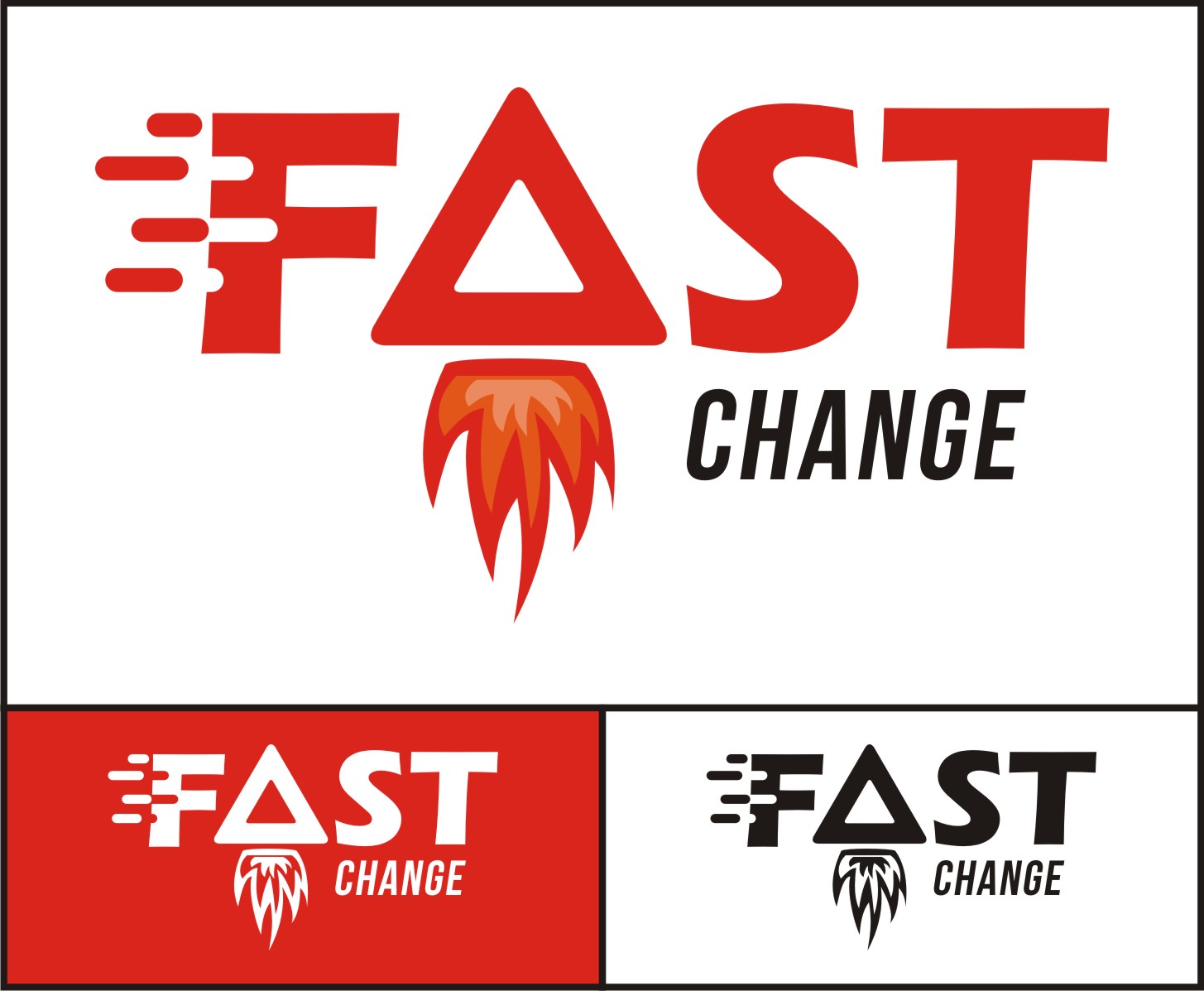 Logo Design by BaguzWay for Fast Change | Design #18022565