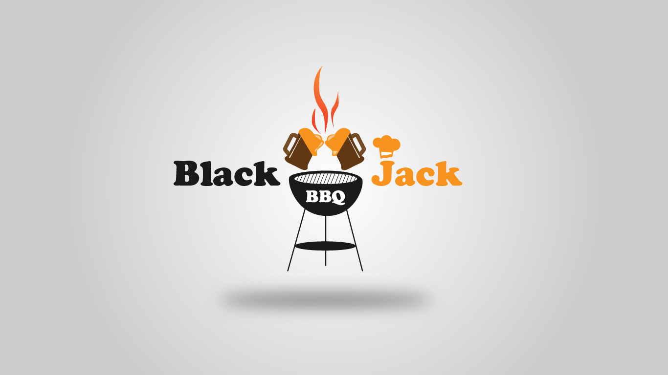 Logo Design by sliicezr 2 for Blackjack BBQ | Design #18029097