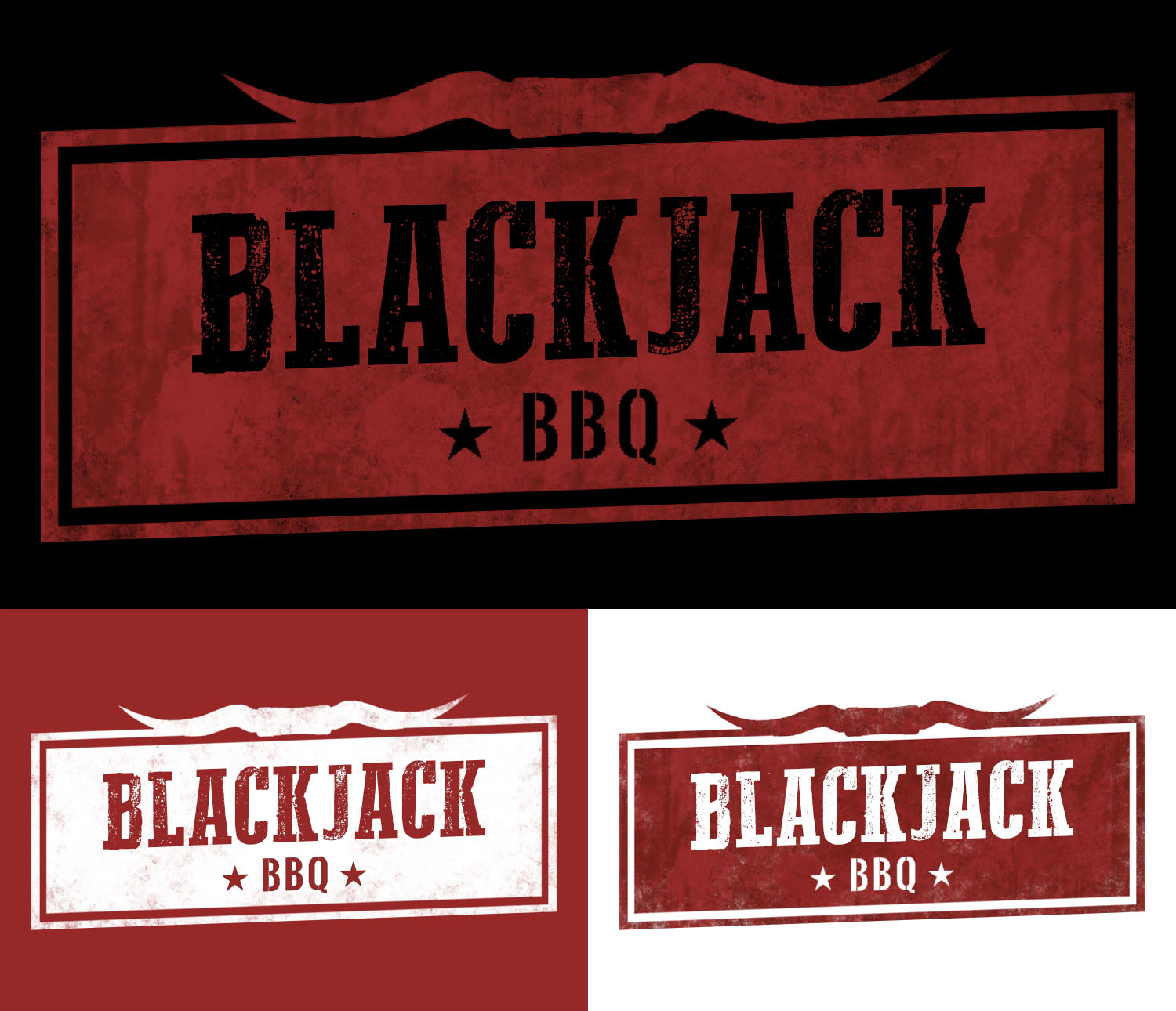 Logo Design by Foxelate for Blackjack BBQ | Design #18021594