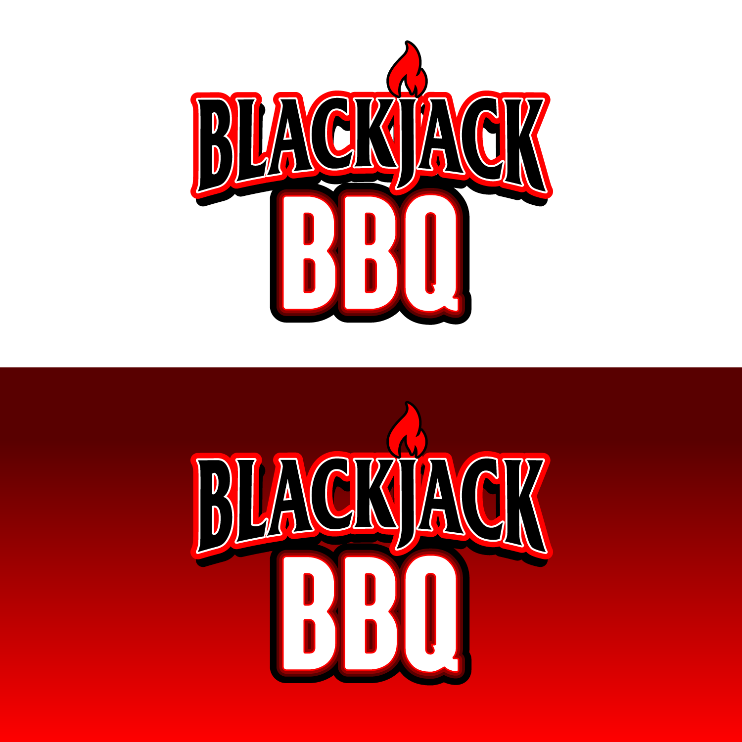 Logo Design by lightning.1972 for Blackjack BBQ | Design #18058428