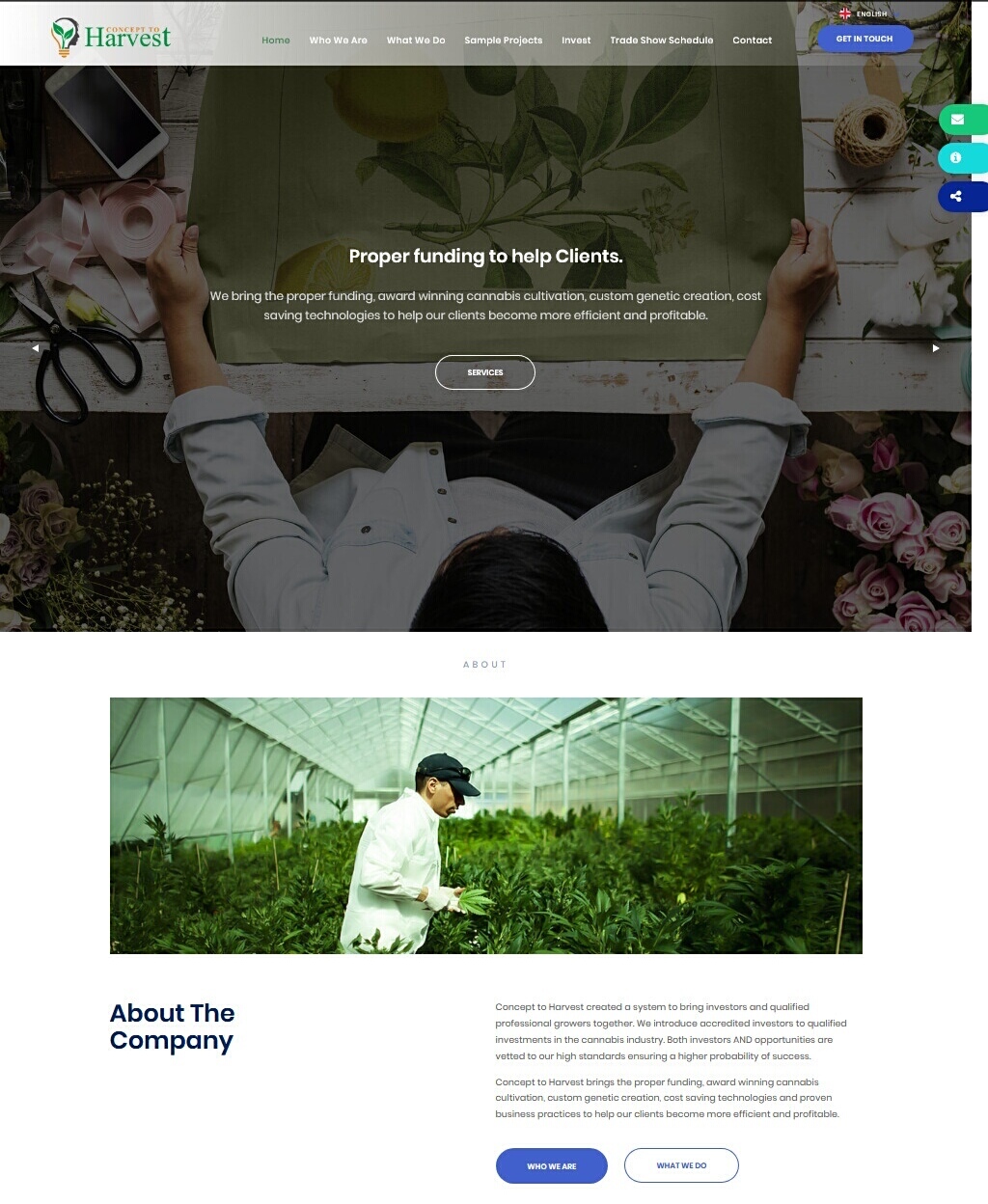 Web Design by ogopedia for Concept to Harvest | Design #18345358