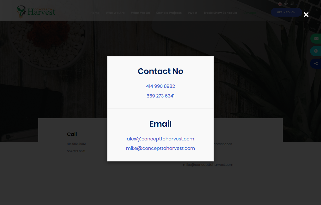 Web Design by ogopedia for Concept to Harvest | Design #18345530