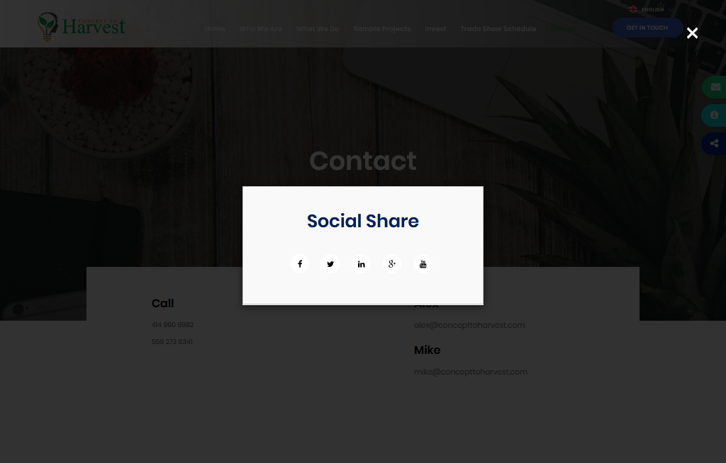 Web Design by ogopedia for Concept to Harvest | Design #18345532