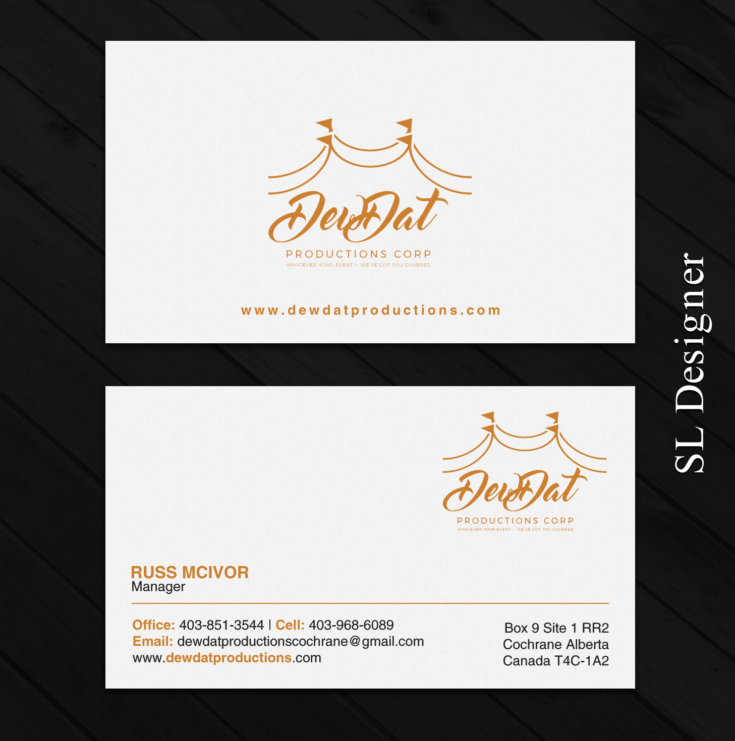 Diseño de Tarjeta de Presentación por SL Designer para este proyecto | Diseño #18032665